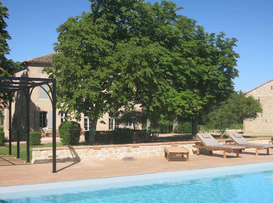 Bastide Des Tourelles Pour 20 Pers. Piscine & Spa Marzens Exterior photo